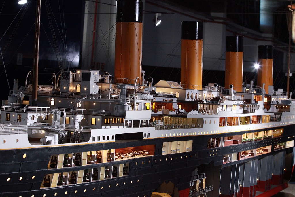 La maqueta del Titanic recrea hasta los detalles más pequeños. / ©Pere Toda-Vilaniu Comunicació
