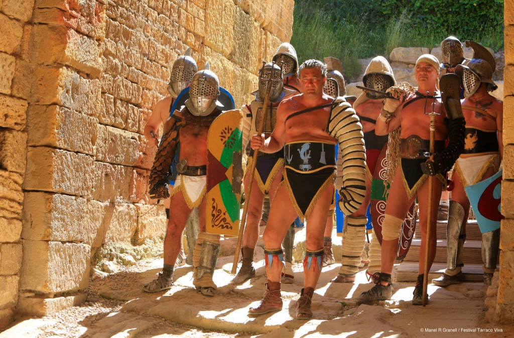 Gladiadors de l'Istituto Ars Dimicandi. / ©Manel R. Granell