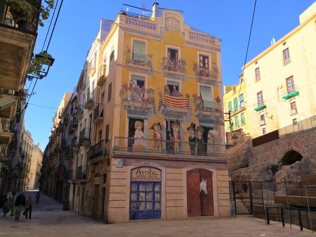 Mural de la plaça dels Sedassos de Tarragona